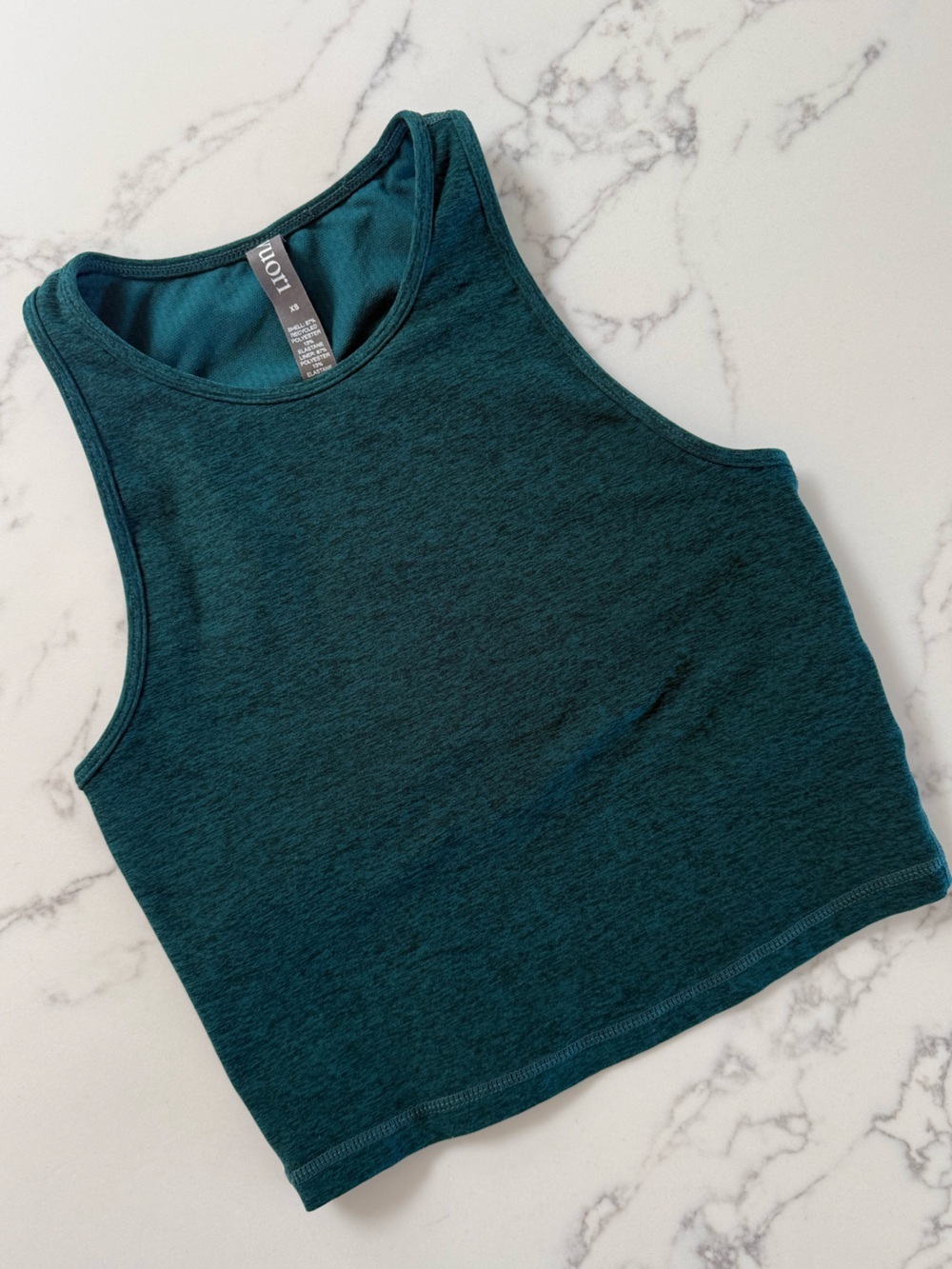Vuori Elevation Plyo Tank - Jade Heather - Size XS